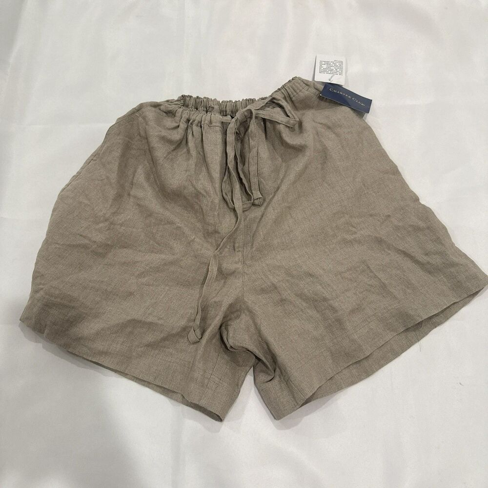 Charter Club Womens Shorts XL Extra Large Brown  beige